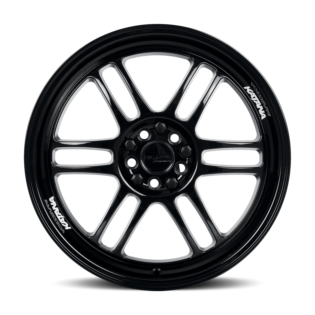 Katana Racing KR02 18x8 5x100/5x114.3 +40et 73.1 Glossy Black Wheel