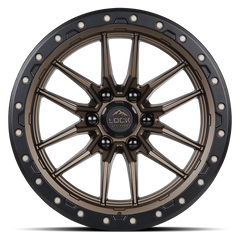 Lock Offroad Krawler 20x10 8x180 -18et 124.3 Matte Bronze w/ Matte Black Ring Wheel