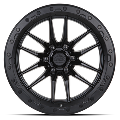 Lock Offroad Krawler 20x10 6x139.7 -18et 106.2 Matte Black w/ Matte Black Ring Wheel