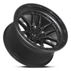 Lock Offroad Krawler 20x10 6x139.7 -18et 106.2 Matte Black w/ Matte Black Ring Wheel