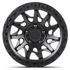 Lock Offroad Lunatic 20x10 8x170 -18et 125.2 Matte Black w/ Matte Black Ring Wheel