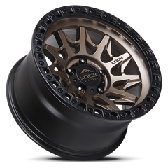 Lock Offroad Lunatic 17x9 6x139.7 -12et 106.2 Matte Bronze w/ Matte Black Ring Wheel