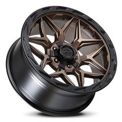 Lock Offroad Matrix 22x10 6x135/6x139.7 -18et 106.2 Matte Bronze w/ Matte Black Ring Wheel