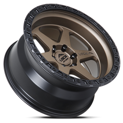 Lock Offroad Olympus 20x9 5x127 0et 71.5 Matte Desert Bronze w/ Matte Black Ring Wheel