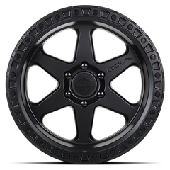 Lock Offroad Olympus 17x9 6x139.7 -12et 106.2 Matte Black w/ Matte Black Ring Wheel