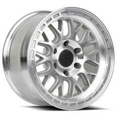 Lock Offroad Onyx 17x9 6x139.7 +1et 106.2 Machined w/ Clear Coat Wheel