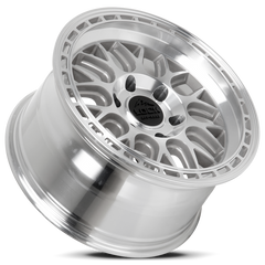 Lock Offroad Onyx 17x9 6x139.7 +1et 106.2 Machined w/ Clear Coat Wheel