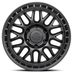 Lock Offroad Onyx 17x9 6x139.7 -12et 106.2 Matte Black w/ Matte Black Ring Wheel