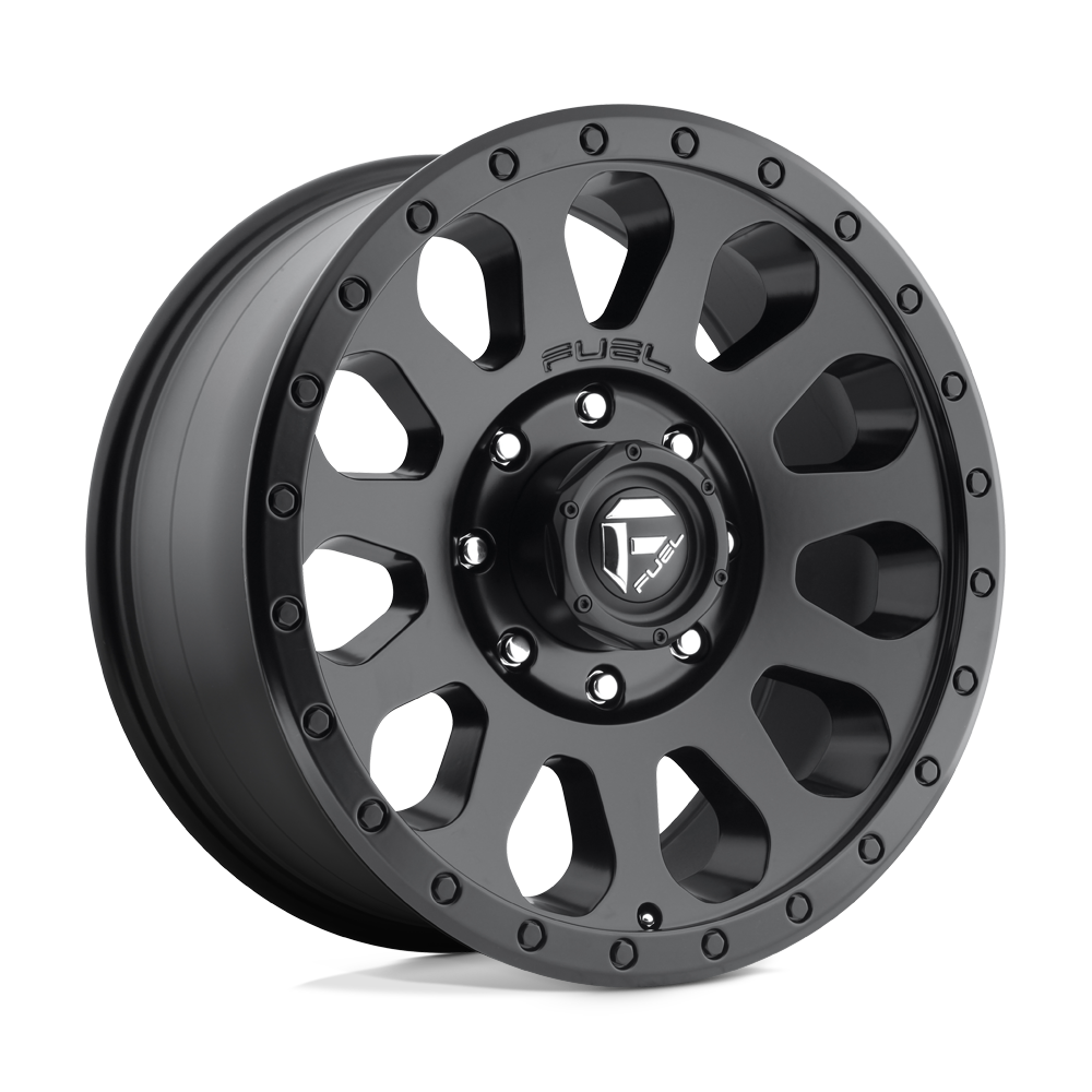 16X8 MATTE BLACK 20MM Fuel 1PC Wheel