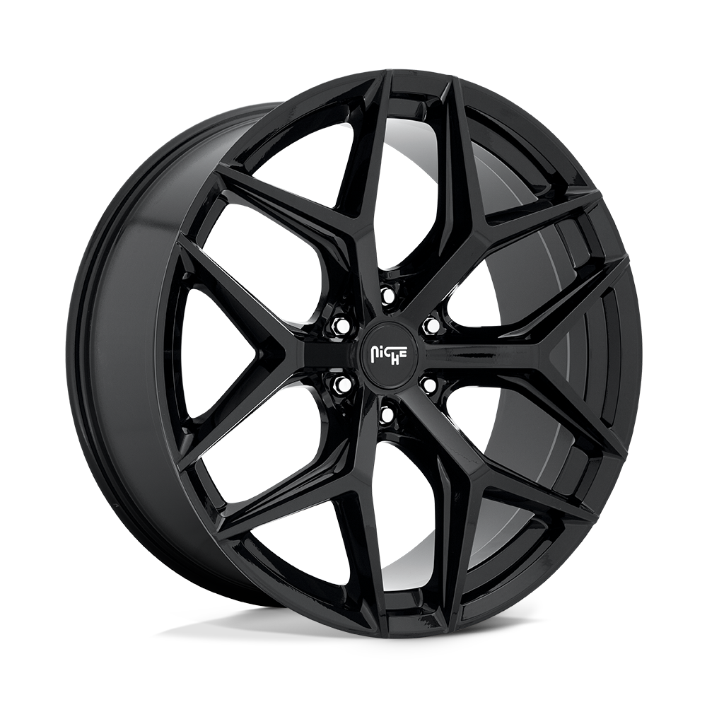 20X9 GLOSS BLACK 30MM Niche 1PC Wheel