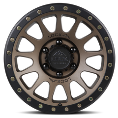 Lock Offroad Yosemite 20x10 6x139.7 -18et 106.2 Matte Desert Bronze w/ Matte Black Ring Wheel