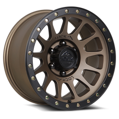 Lock Offroad Yosemite 20x10 6x139.7 -18et 106.2 Matte Desert Bronze w/ Matte Black Ring Wheel