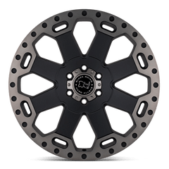 17X8 MATTE BLACK W/ MACHINED DARK TINT 52MM Black Rhino Wheel