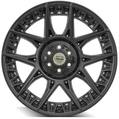 es 4PS50 20x9 6x120mm Satin Black Wheel for Chevrolet Colorado 2015-2023-556