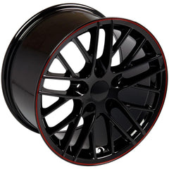 19" Replica Wheel CV08B Fits Chevrolet Corvette - C6 ZR1- Design One-Image-3